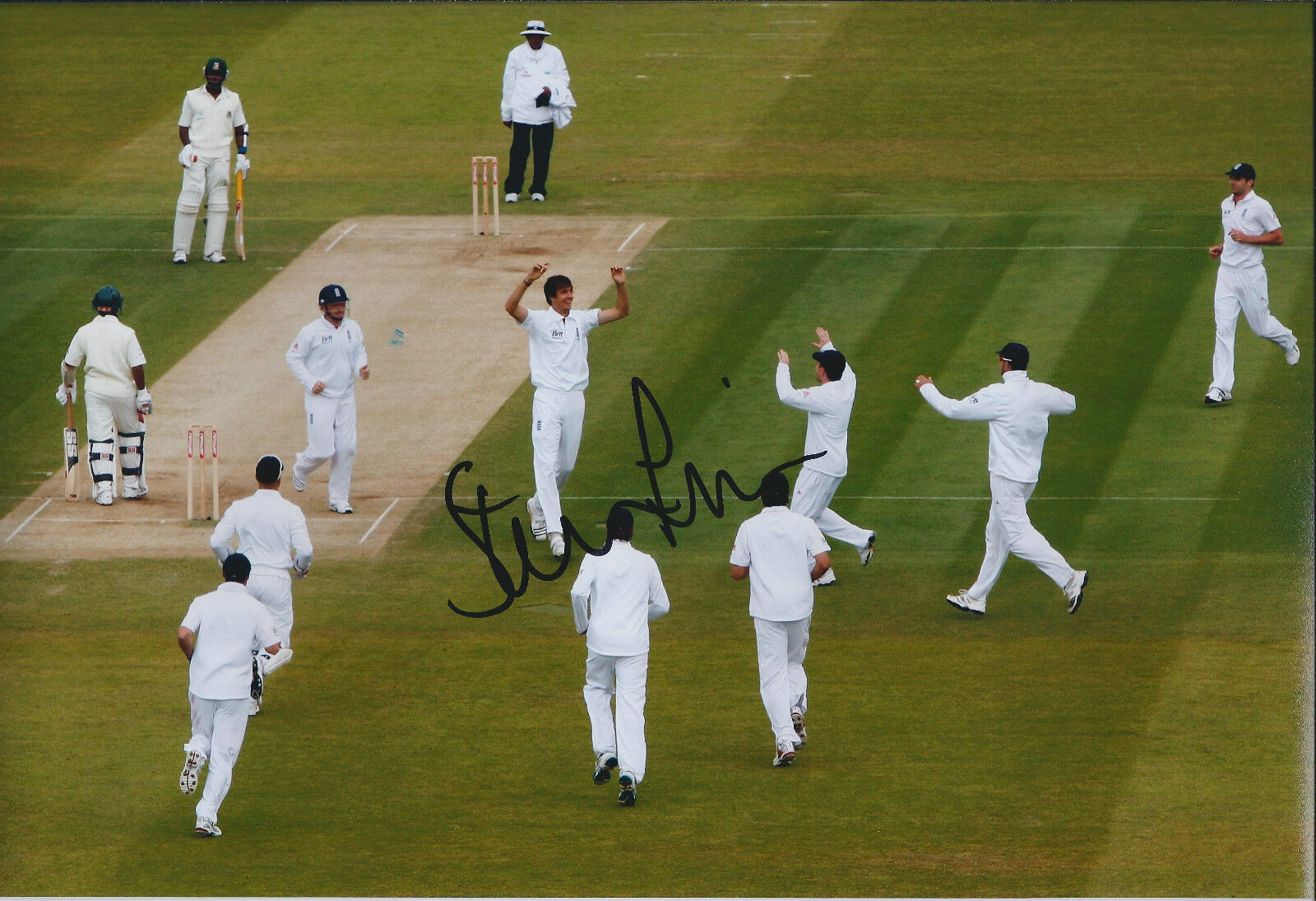 Steve FINN Signed Autograph 12x8 Photo Poster painting AFTAL COA ENGLAND Cricket Genuine