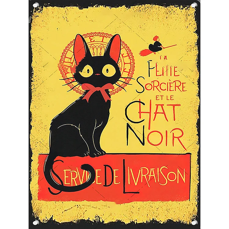 The Cat 30*40CM (Canvas) Full Round Drill Diamond Painting gbfke