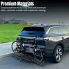 [US Local Warehouse] Hitch Mount Bike Carrier Anti Tilt Rear Trailer Steel Mount Rack Max Load 180kg