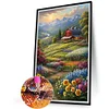 Diamond Painting-DIY Full Round Drill Garden Scenery(40*60CM)