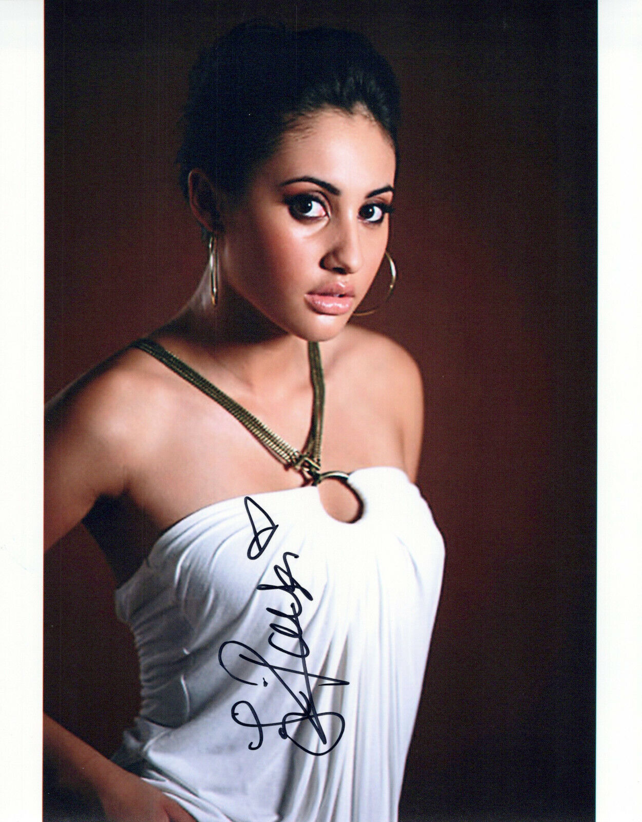 Francia Raisa glamour shot autographed Photo Poster painting signed 8x10 #9