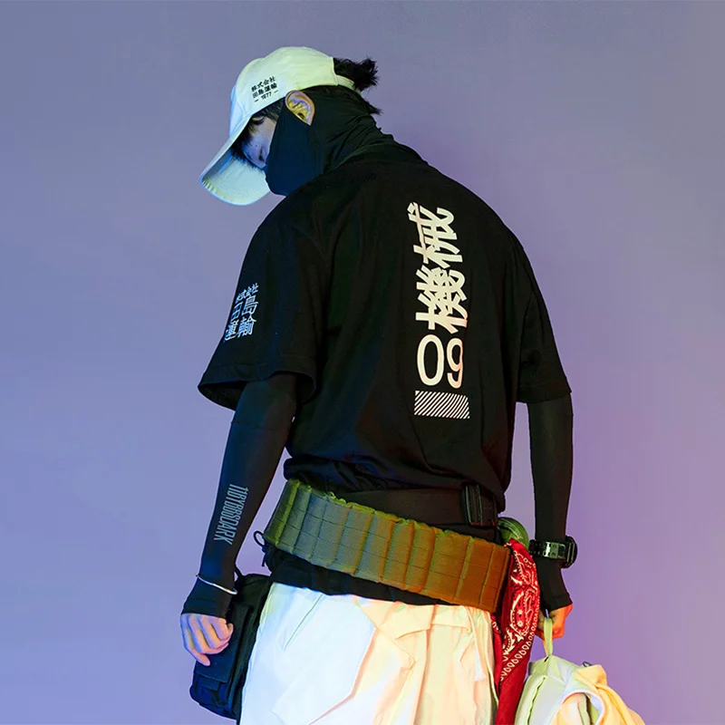 Functional Hip-hop Trendy Brand Couple Tops T-shirt Trend Techwear Shop