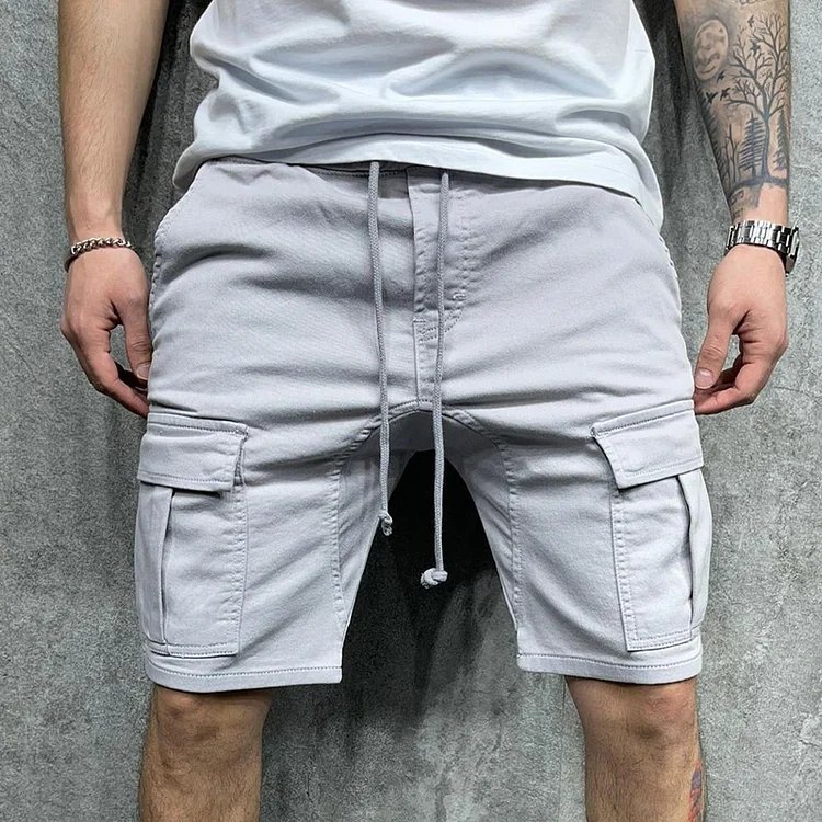 Stylish Men's Multi-Pocket Cargo Shorts
