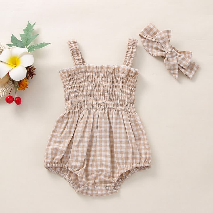 Baby Floral Bodysuit with Headband