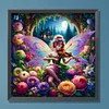 Diamond Painting-DIY Full Round Drill Garden Butterfly Fairy