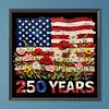 Diamond Painting -DIY Round Drill American Flag(40x40cm-Box)
