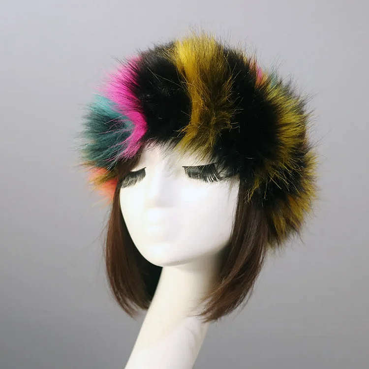 Fashion Colorful Plush Hollow Hat Warm - Modakawa Modakawa