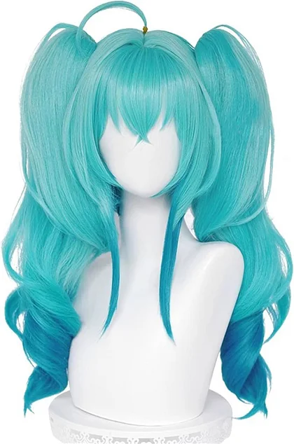 ⚠︎ゆうき⚠︎初音ミク✴︎ウィッグ✴︎セット込み azuiblc 初音ミク ウィッグ 初音ミク ウィッグ