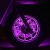Motorcycle Electric Vehicle Wheel Modified Colored Lights Wireless Power Supply Led Wheel Lights