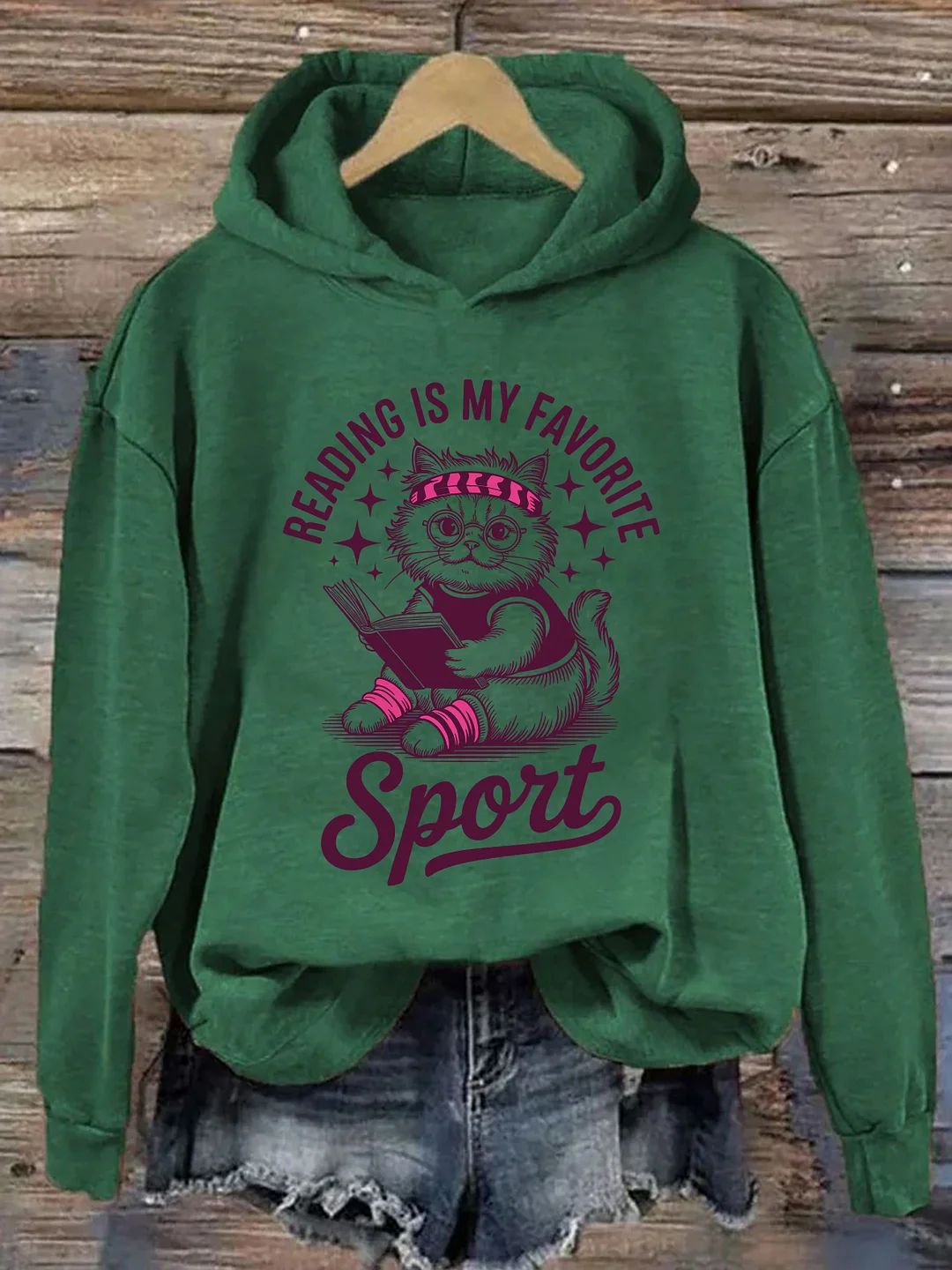 Reading Is My Favorite Sport Hoodie
