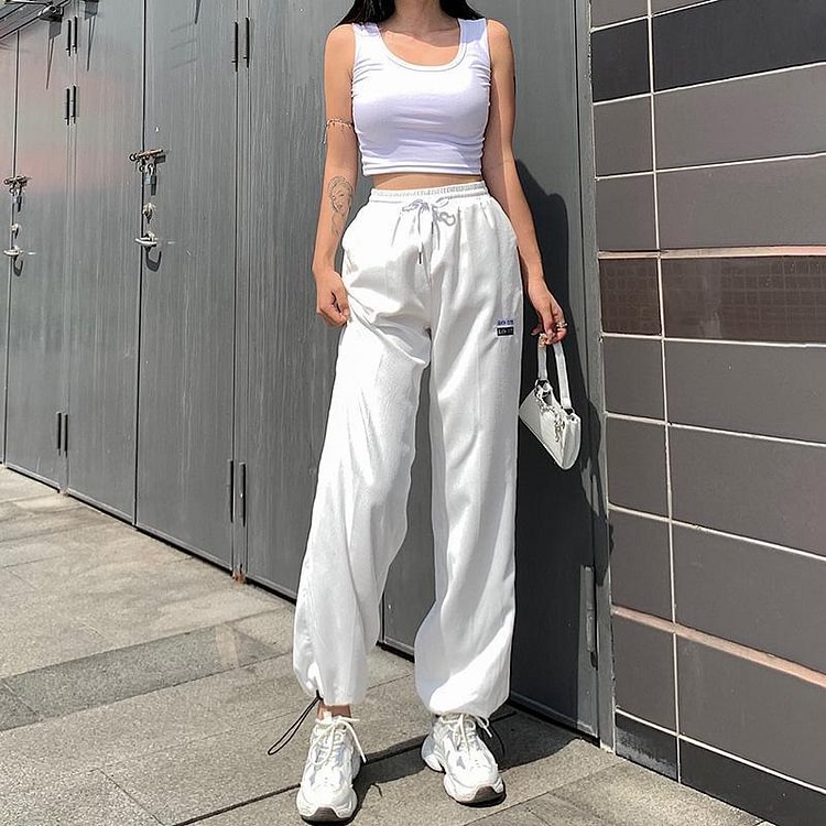 Comstylish Loose Strappy Track Pants