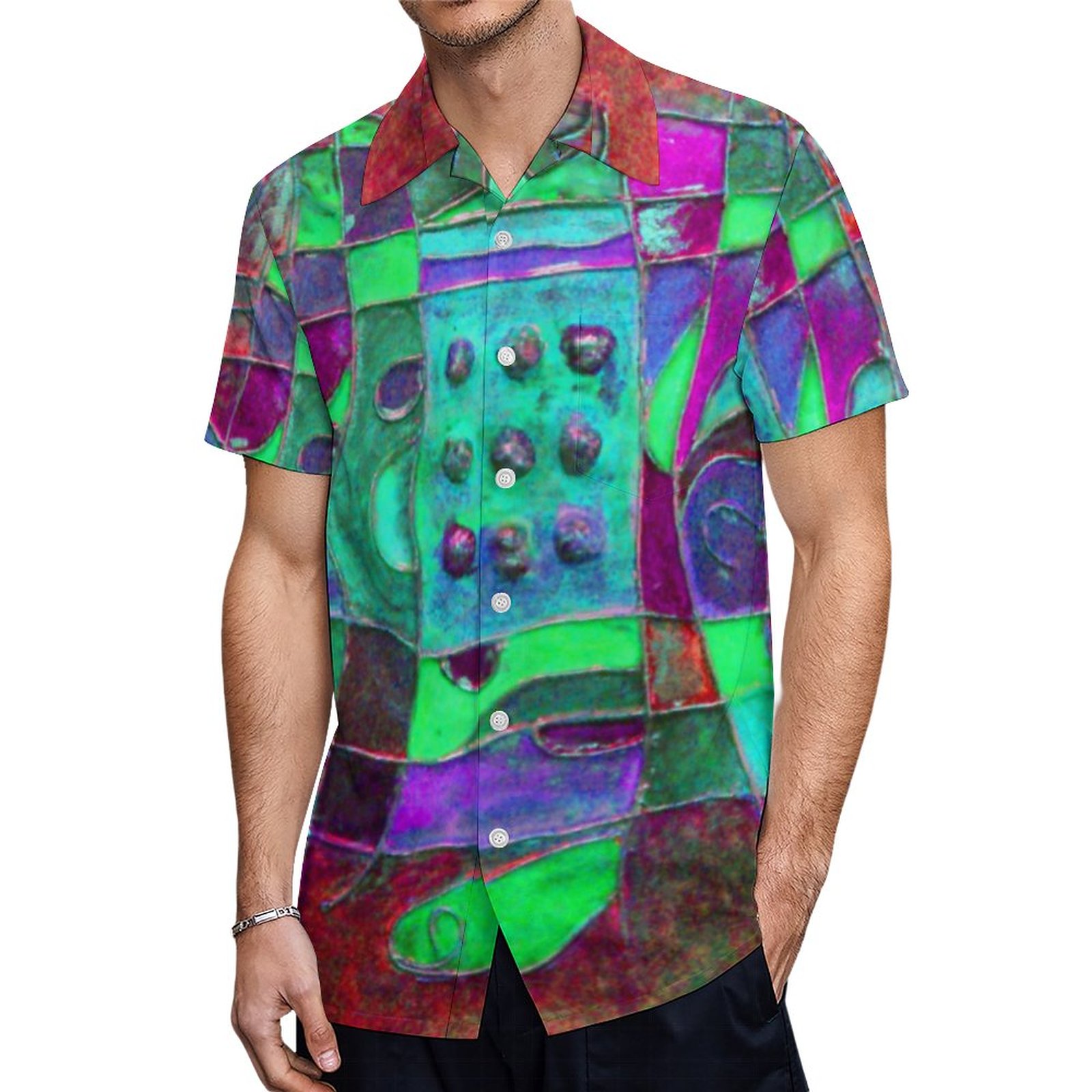 Poppy Opening By Paul Buica Hawaiian Shirt Mens Button Down Plus Size Tropical Hawaii Beach Shirts