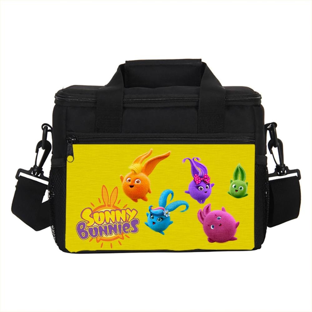 Sunny Bunnies Portable Lunch Bag Multifunctional Storage Bag for Kids