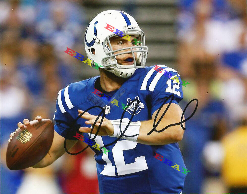 Indianapolis Colts Andrew Luck Signed Autographed 8x10 Photo Poster painting Reprint