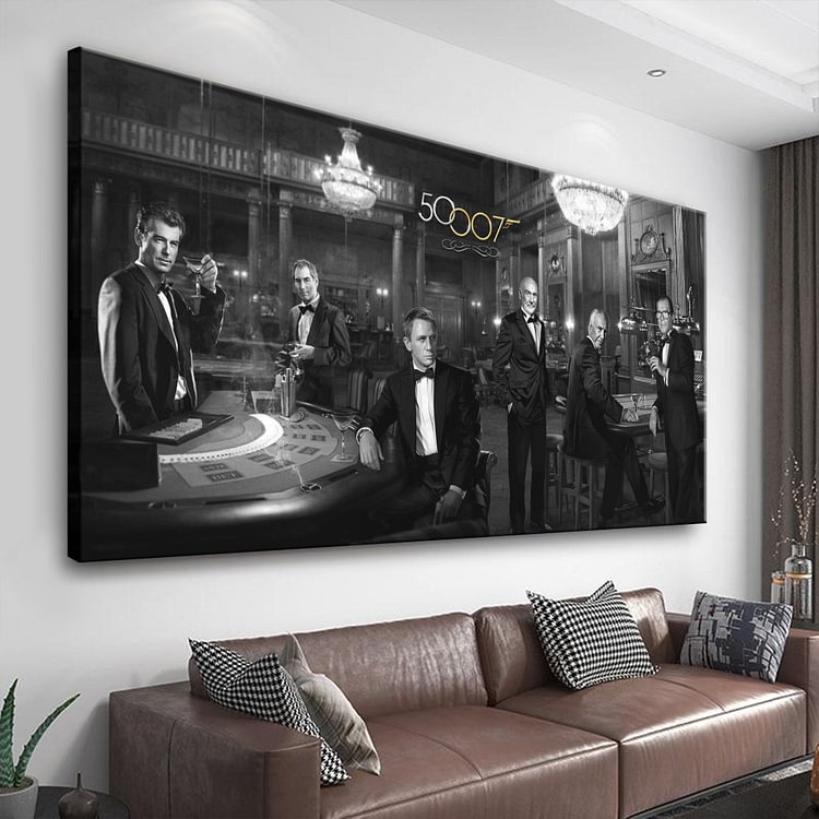 007 James bond 50th Anniversar limited Canvas Print