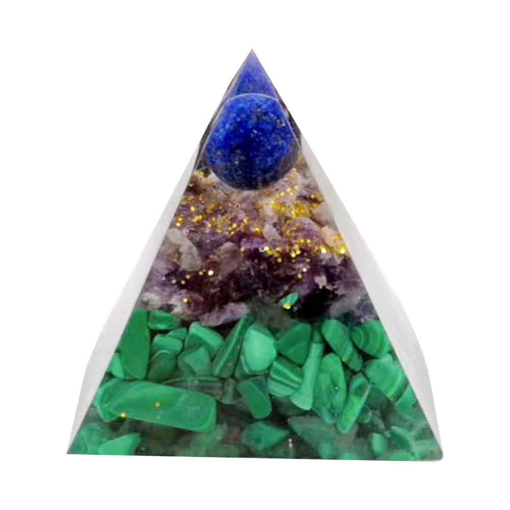 

5cm Natural Orgonite Pyramid Chakra, 501 Original