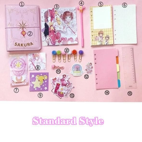 3 Styles Card Captor Sakura Magic Notebook Set SP032
