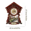 Diamond Painting Acrylic Retro Style Clock Ornament