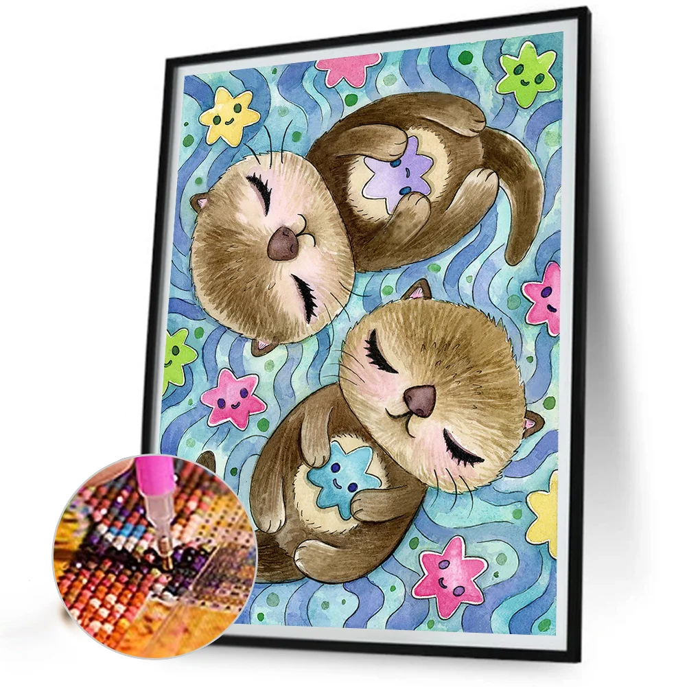 Diamond Painting - Full Round Drill - Sea Sloth(Canvas|40*50cm)