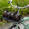Metal Bike Front Basket Detachable Bike Front Rack Carrier 33 LBS Capacity Luggage Panniers Bag Carrier Bracket with Straps for Outdoor Travel Cycling & Commute