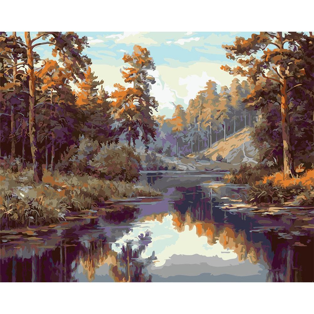 

40x50cm - Paint By Numbers Forest, 501 Original