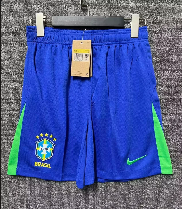 2025 Brazil Home Shorts Fan Edition