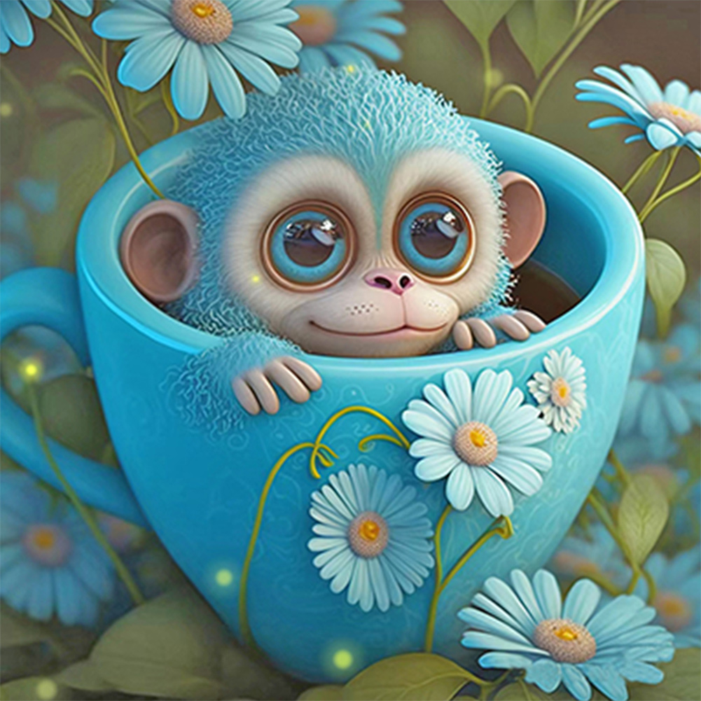 Turtle-Paint by Numbers-16"x16"/40x40cm