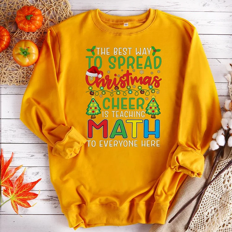 Math teacher Christmas sweatshirt-608608