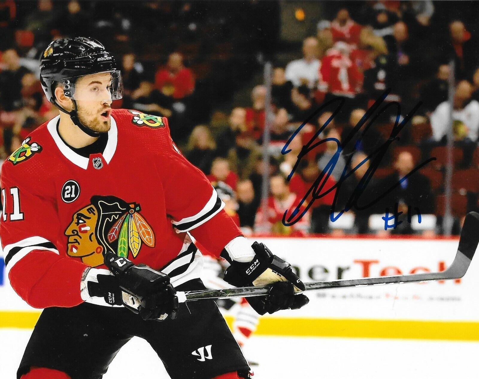 Brendan Perlini signed Chicago Blackhawks 8x10 Photo Poster painting autographed Hawks 2