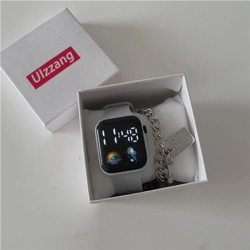 Science And Technology Sense LED Astronaut Watch Men And Women Students High-value Watch Simple Fashion Waterproof Electronic