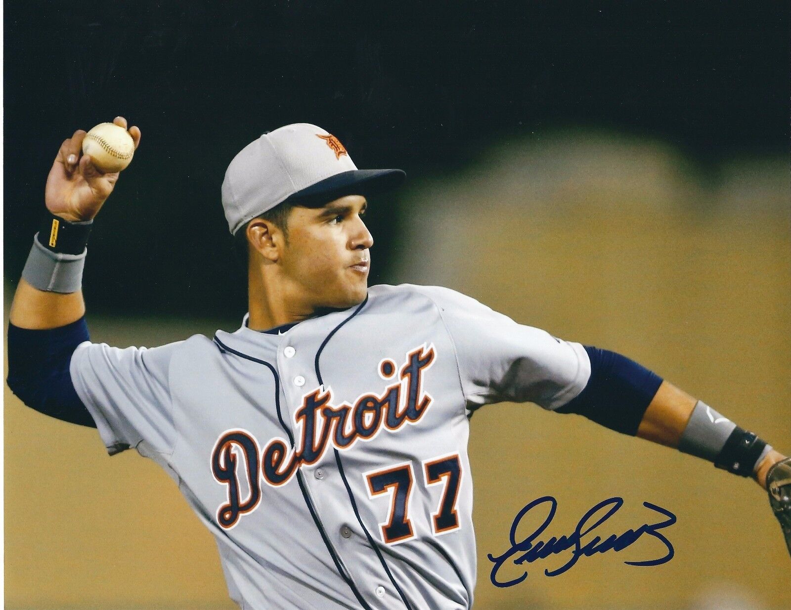 Signed 8x10 EUGENIO SUAREZ Detroit Tigers Autographed Photo Poster painting - COA