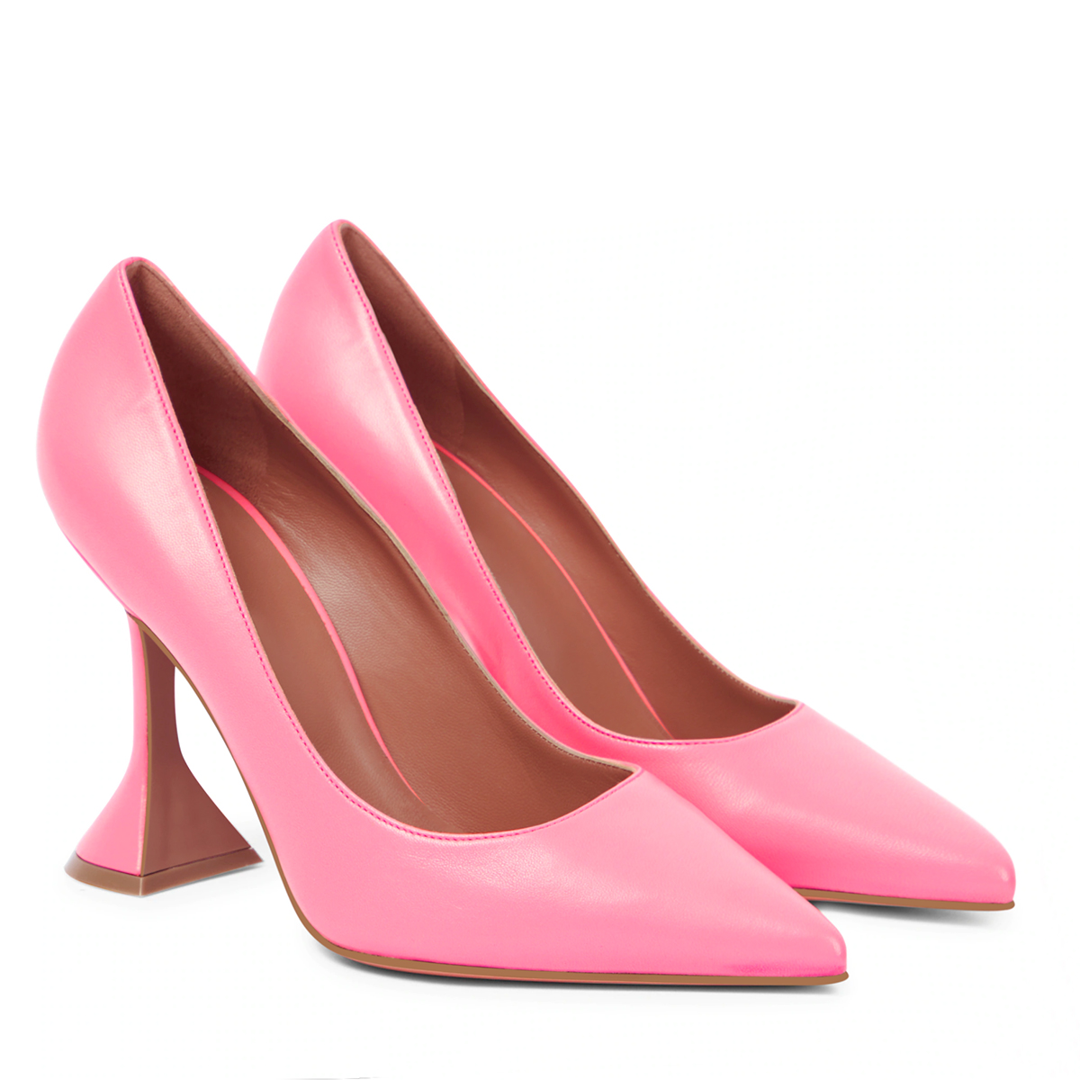 9.5cm/3.74" Women's  Triangle Heel  Pointed Toe Wedding Party Pumps