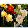 Solar Garden Decorative Light LED Rose Shape Stake Light for Garden Yard Backyard Waterproof
