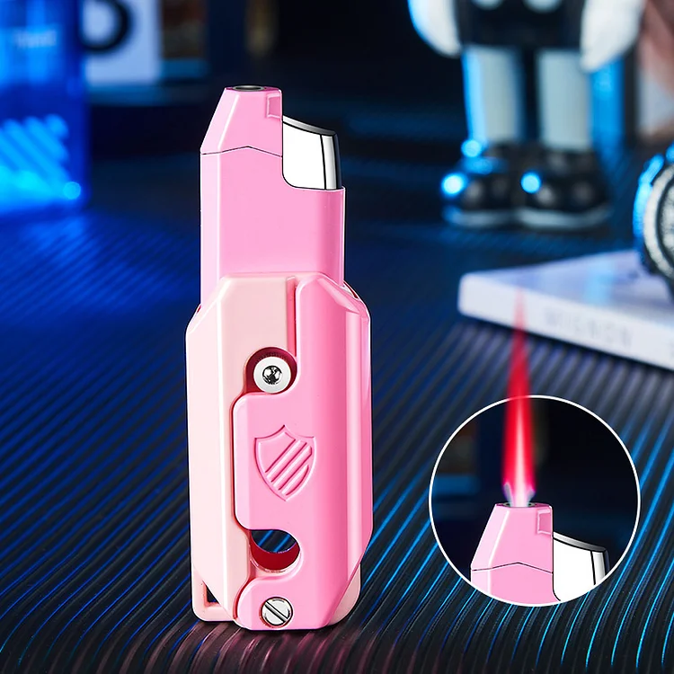 Creative Windproof Refillable Carrot Knife Lighter