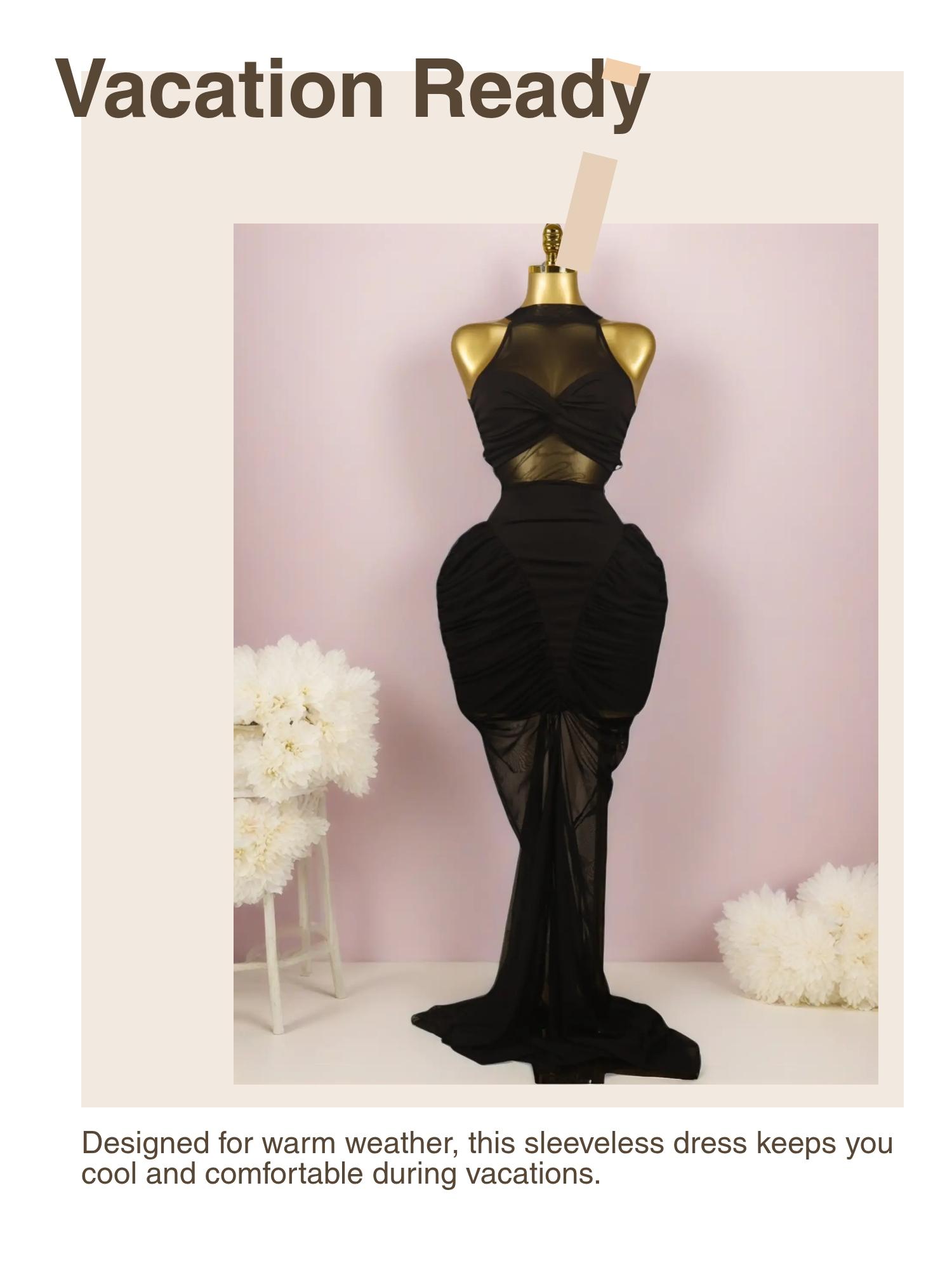PILKRITU Elegant Women's Sexy Sleeveless Pleated Long Prom Dress, Summer Fashion Party Outfit Birthday Gown, Lady Casual Dresses,Female Brunch Dresses,Graduation Dress, PILKRITU Elegant Women's Sexy Sleeveless Pleated Long Prom Dress, Summer Fashion Party Outfit Birthday Gown, Lady Casual Dresses,Female Brunch Dresses,Graduation Dress,