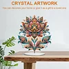 (US Only)Diamond Painting Desktop Decoration for Office Desktop Decor (Gorgeous Flower)