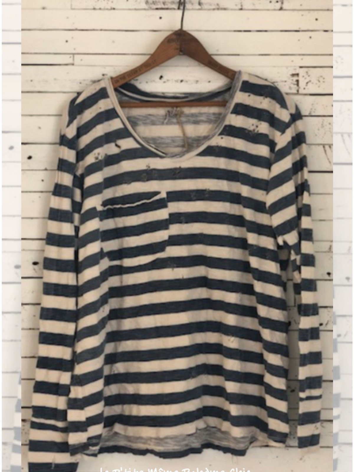 Women Casual Striped Tops Tunic Blouse Shirt