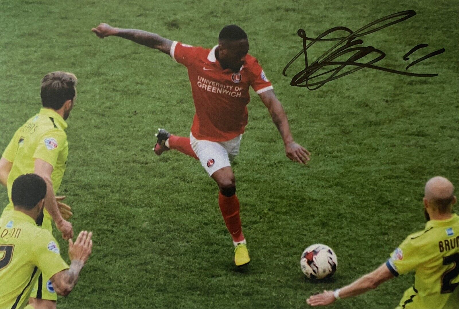 Callum Harriott Genuine Hand Signed Charlton Athletic 6X4 Photo Poster painting