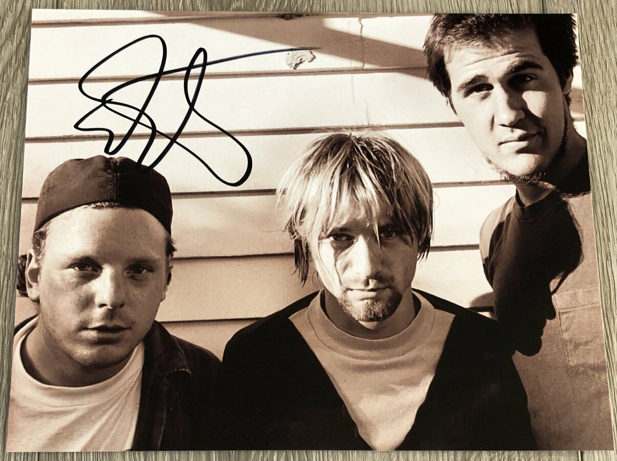 DAN PETERS MUDHONEY SIGNED AUTOGRAPH NIRVANA KURT COBAIN 8x10 Photo Poster painting D w/PROOF