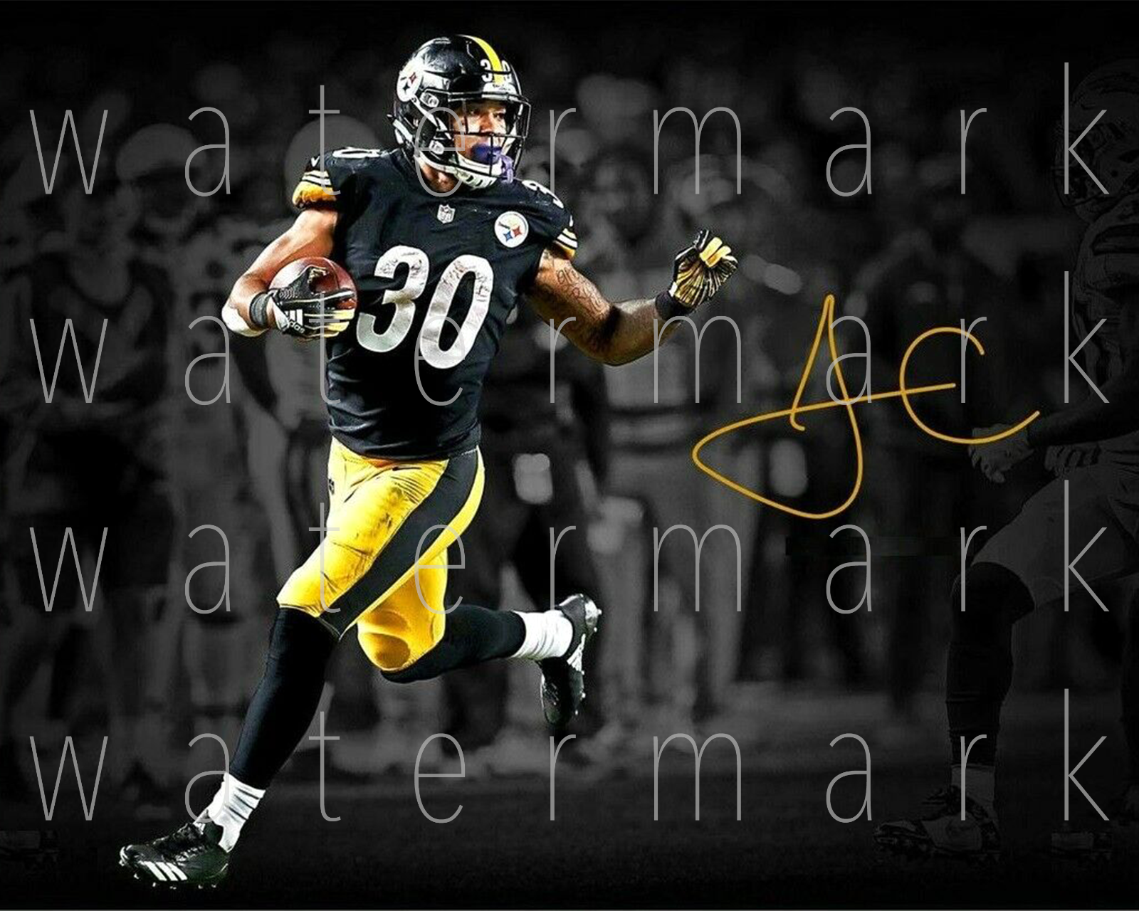 James Conner steelers signed Photo Poster painting 8X10 poster picture autograph RP