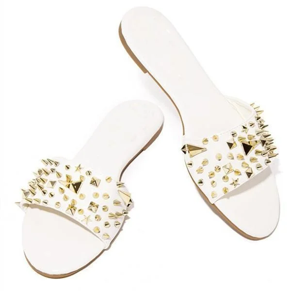 Fashion Rivet Slippers