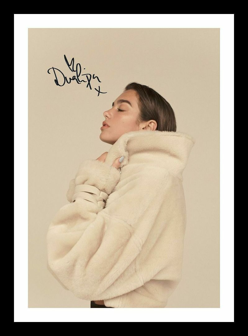 Dua Lipa Autograph Signed & Framed Photo Poster painting 6