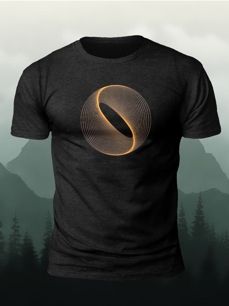 Loop Line Printed T-shirt