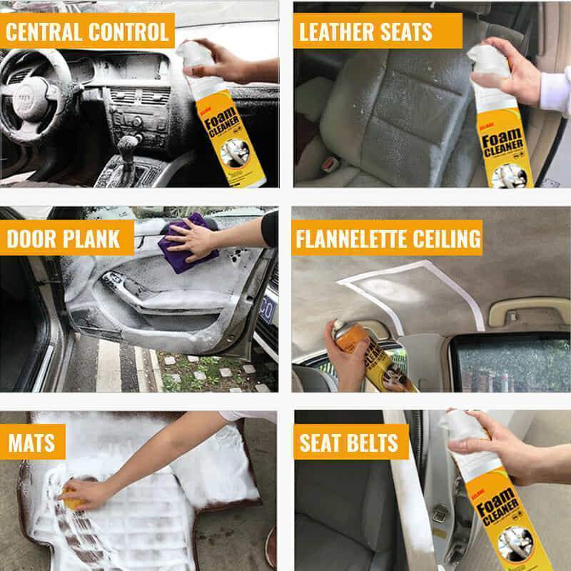 2023 New Car Magic Foam Cleaner, Foam Cleaner Kit,Multifunctional Car and  Household Foam Cleaner Restoring Spray (100ml,3pcs) - Yahoo Shopping