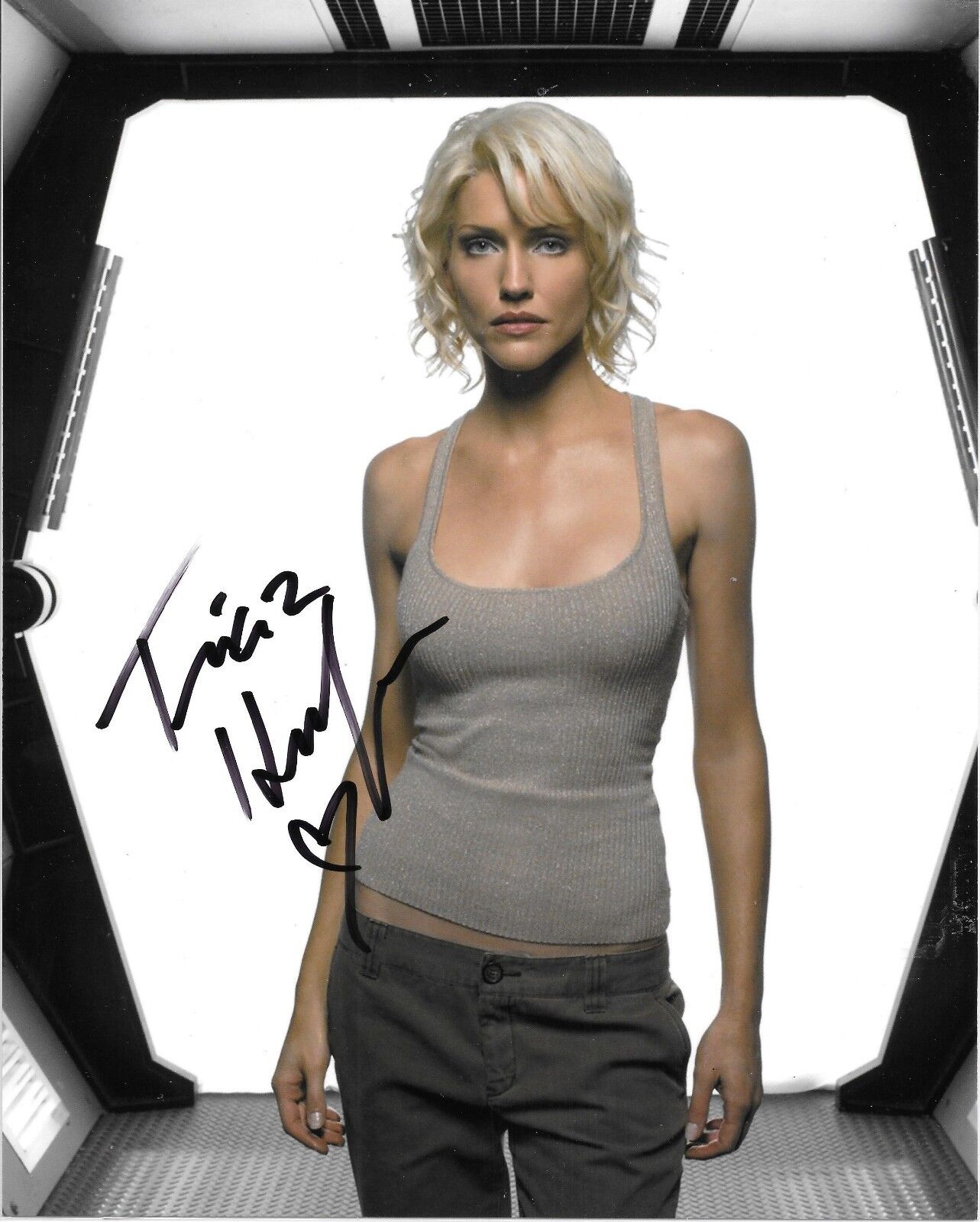 Tricia Helfer Battlestar Galactica Signed Auto Autograph 8x10