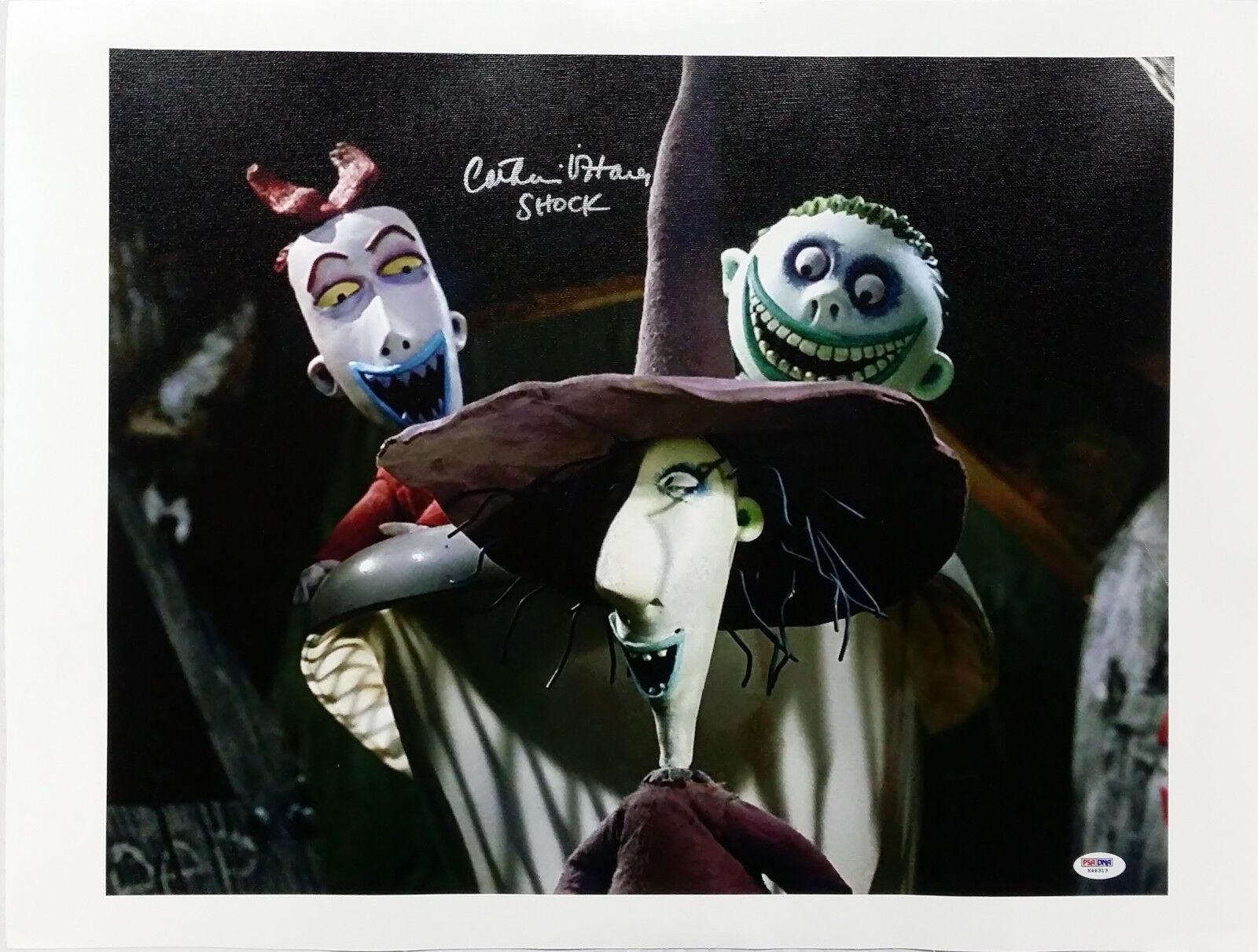 Catherine O'Hara Signed Nightmare Before Christmas 16x20 Canvas Photo Poster painting PSA/DNA C