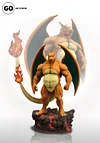 Bmax Scale Furry Orc Charizard - Private - Pokemon Resin Statue - GO Studios