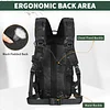 20L Taktischer Rucksack Milit&auml;r Daypack Wasserabweisend MOLLE Klein Reiserucksack Bundeswehr Sportrucksack Radrucksack f&uuml;r Herren Damen Fitness Radfahren Outdoor, Schwarz/Braun/Camo
