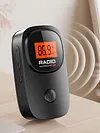 Portable Radio Digital Tuning FM Radio with Earphone Mini Radio for Home Outdoor