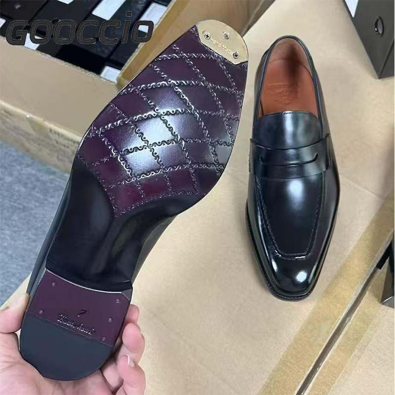 YH183 Prenium Calf-Skin Dress Shoes/Loafer Shoes For Men GOOCCIO   